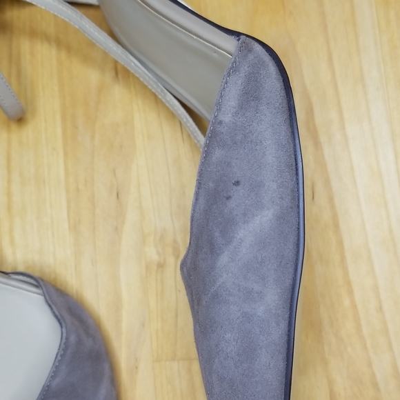 Suede pointed toe ankle strap 8 - Picture 3 of 14